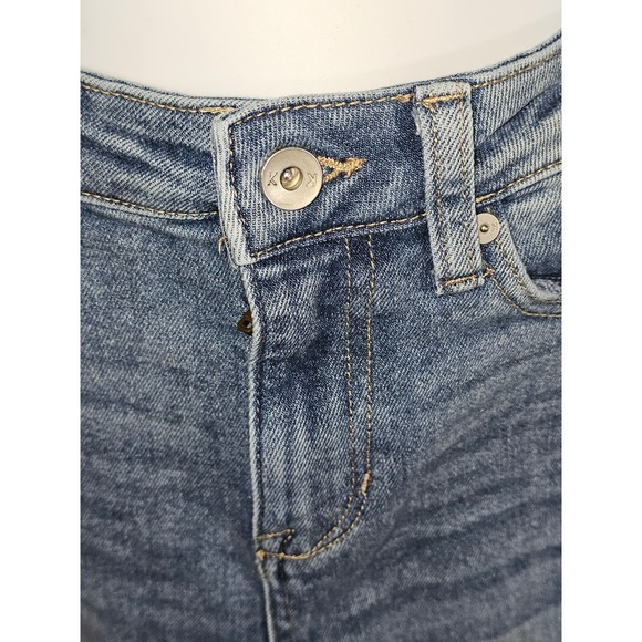 kendall & kylie jeans womens size 1/25 the icon straight high rise distressed - Picture 2 of 15